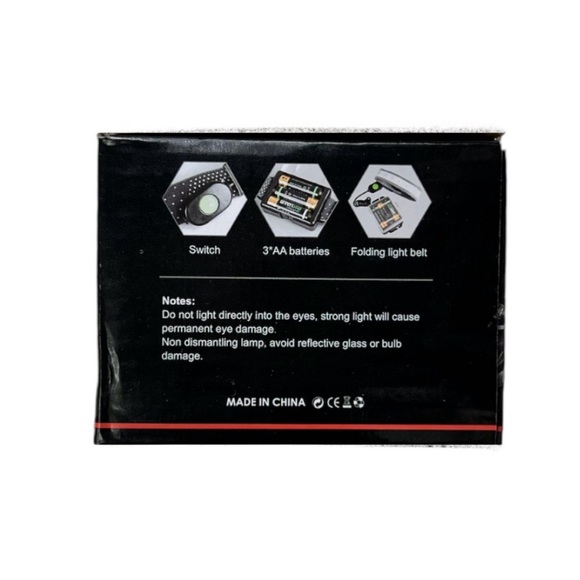 New Super Bright Black LED Headlight - Picture 3 of 6